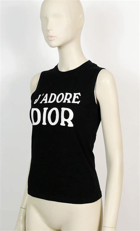 j'adore dior black t shirt|j'adore Dior tank top.